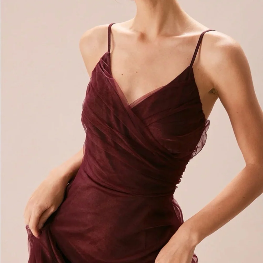RIHOAS Strapless Burgundy Dress - Picture 4 of 4